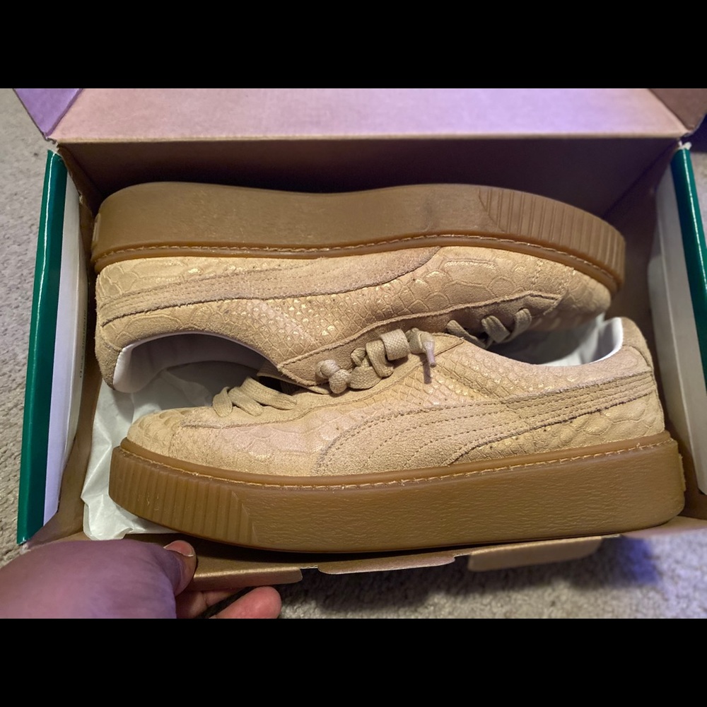 Puma Platform Gold Exotic Skin - Picture 7 of 7